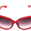 Ochelari de soare cu rama rosie Retro Sunglass fata