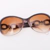Ochelari de soare cu rama maro Vintage Sunglass fata