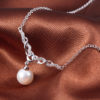 Colier argint 925 elegant perla