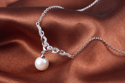 Colier argint 925 elegant perla