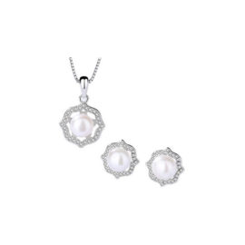 Set elegant argint 925 perle