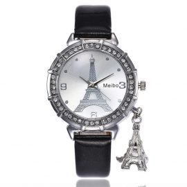 Ceas curea neagra Eiffel Tower