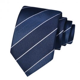 Cravata barbati bleumarin Bob
