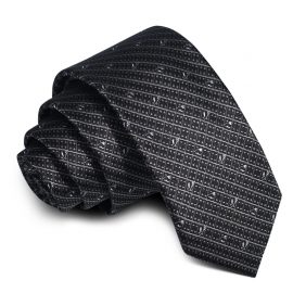 Cravata barbati neagra Colin