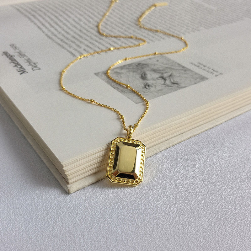 Colier elegant argint 925 placat aur fata