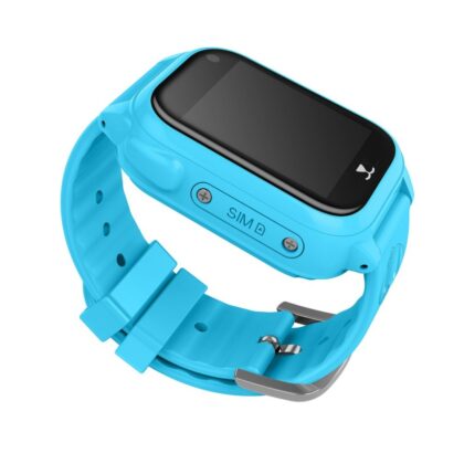Smartwatch albastru pentru copii T11 profil