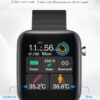 Smartwatch unisex silicon negru temperatura