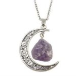 Colier handmade luna piatra naturala