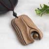 Colier handmade snur si lemn Iris