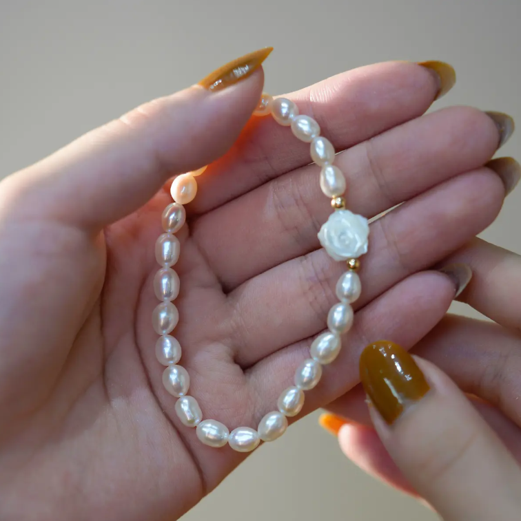 Bratara argint 925 perle Eliza (4)