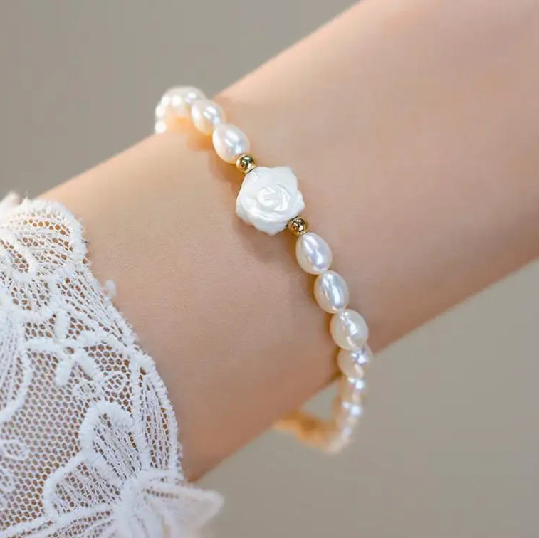 Bratara argint 925 perle Eliza (4)