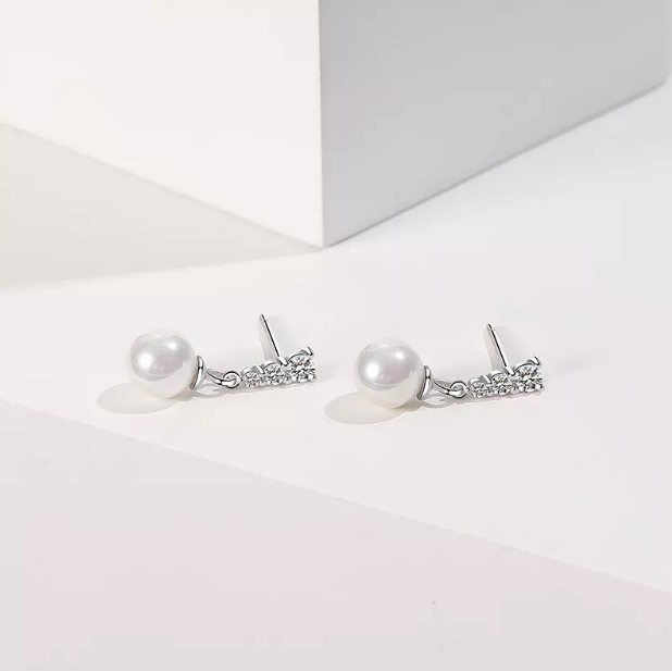 Cercei perlute argint 925 Anabela sus