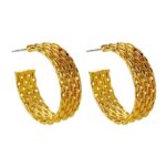 Cercei dama placati aur Althea