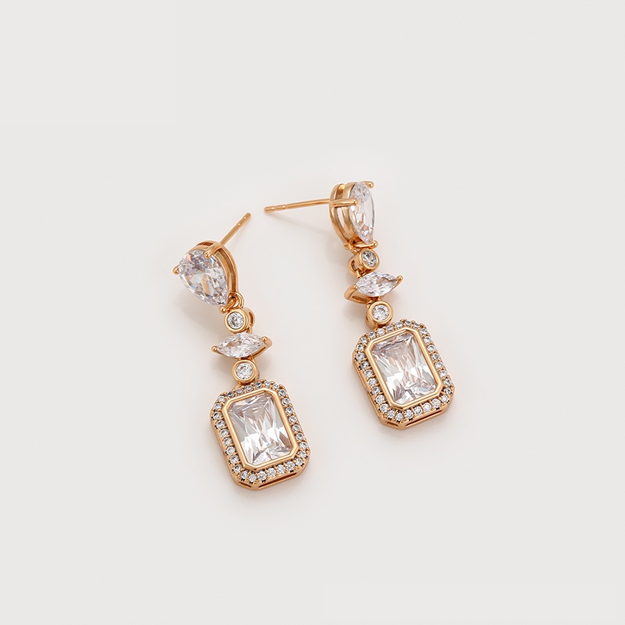 Cercei placati aur Brilliance (6)