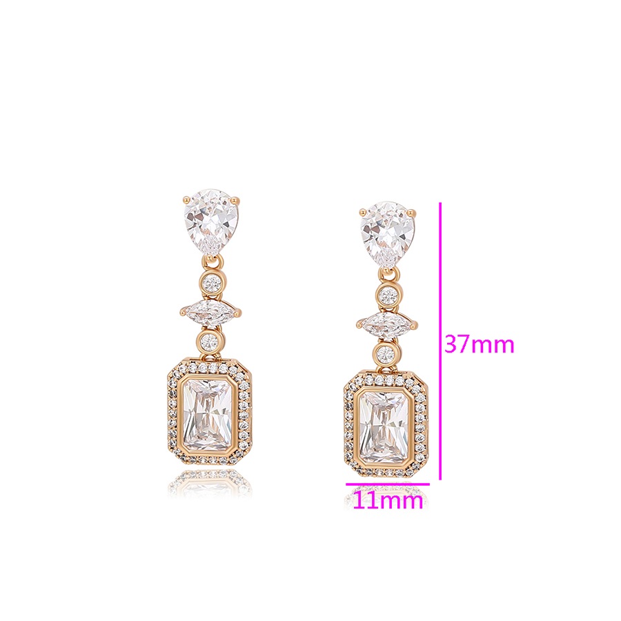 Cercei placati aur Brilliance (6)