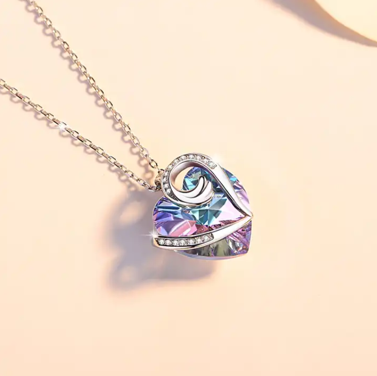 Colier argint 925 Lavander love (1)