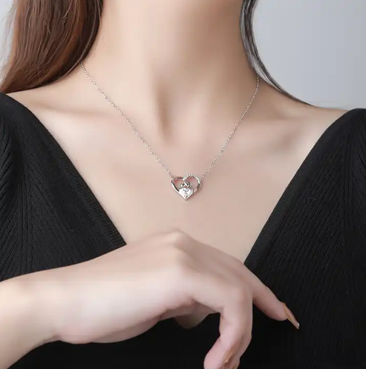 Colier argint 925 Mother love (4)