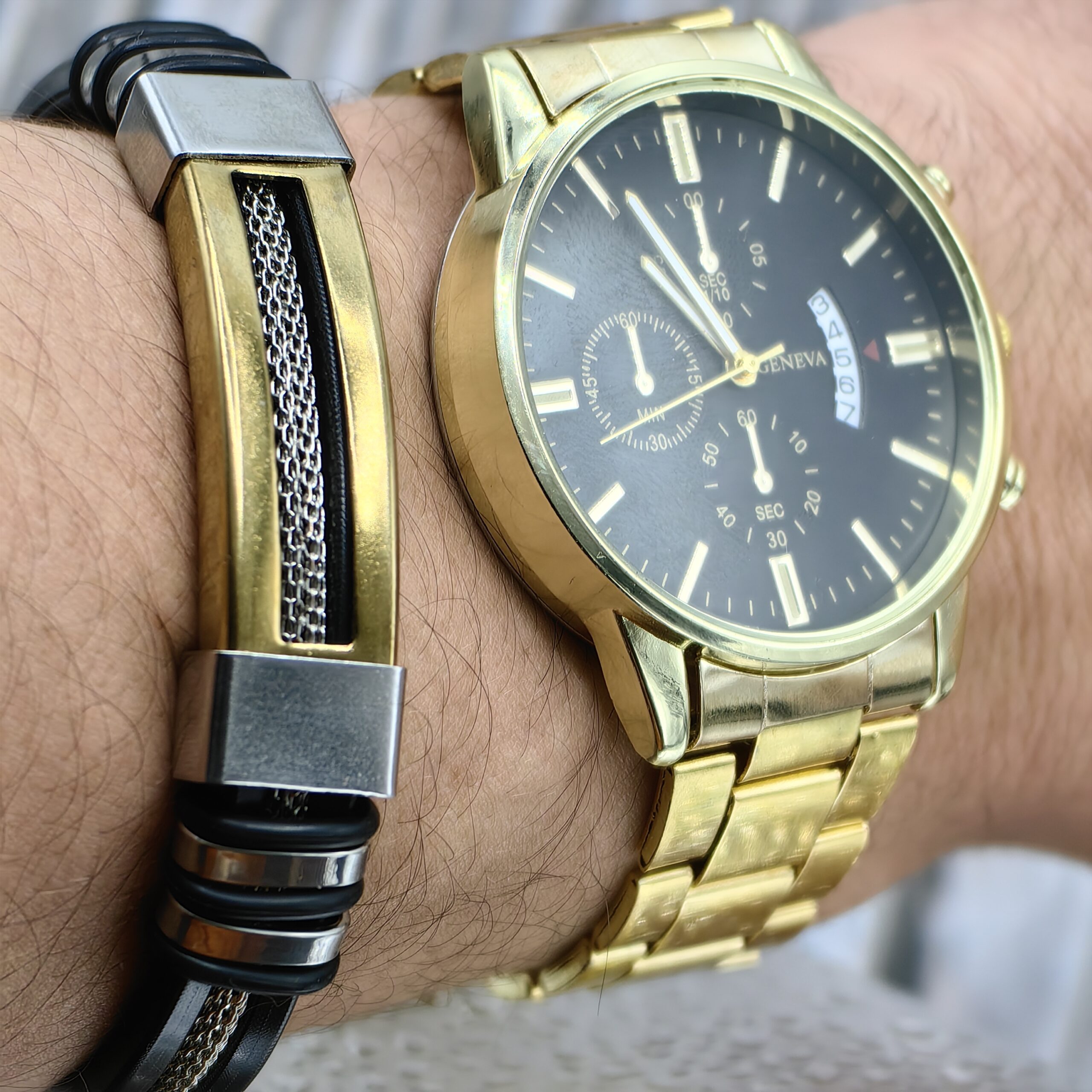 Set pentru barbati ceas si bratara Felipe (2)