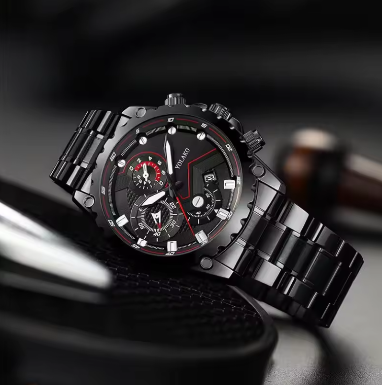 Ceas barbatesc metalic Yolako (3)