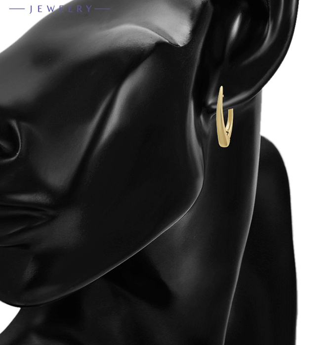 Cercei moderni placati aur stil si eleganta model