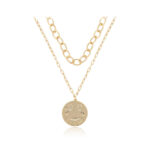 Colier Dublu Placat cu Aur You & Me Simbol al Legăturii Eterne