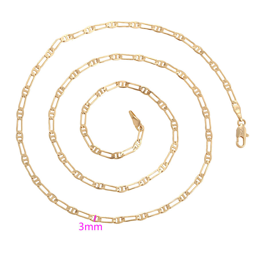 Lănțișor Finuț Placat cu Aur Simplitate și Eleganță latime