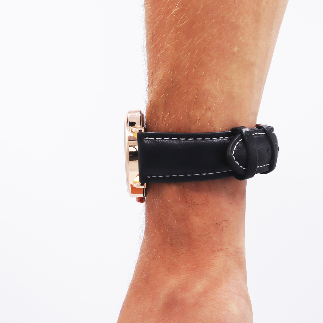 Set-barbatesc-portofel-negru,-ceas,-cravata,-curea-si-butoni-eleganti